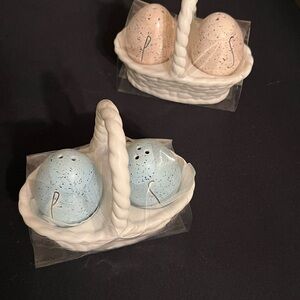 Rae Dunn Egg Salt and Pepper Shaker Set